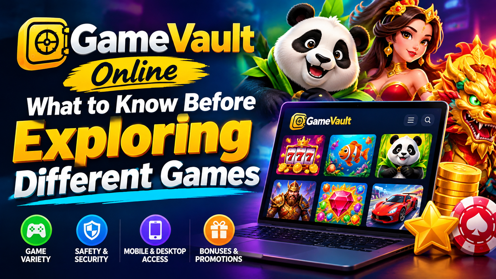Play GameVault Online: What to Know Before Exploring Different Games